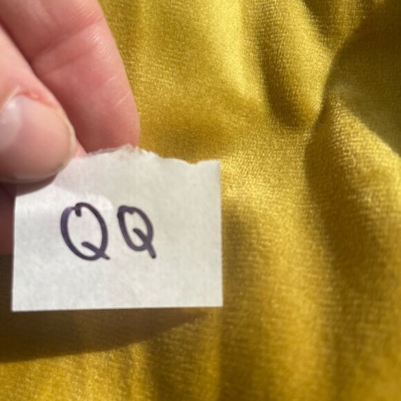 7 For All Mankind Gold Yellow Velvet Trouser Pants sz. 31 #QQ - Picture 10 of 10